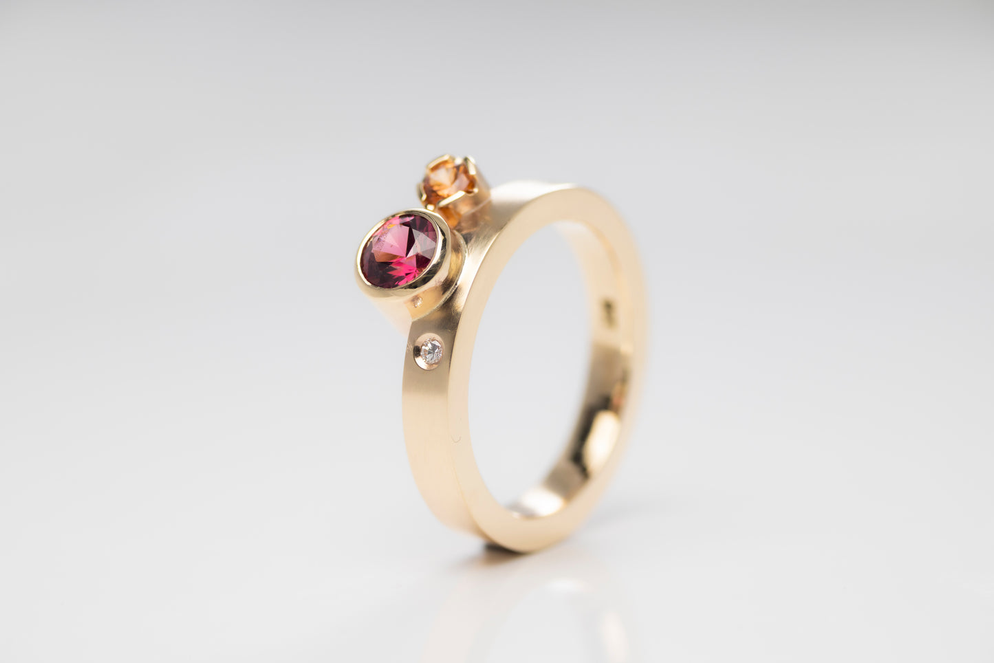 Rhodolite Garnet Ring