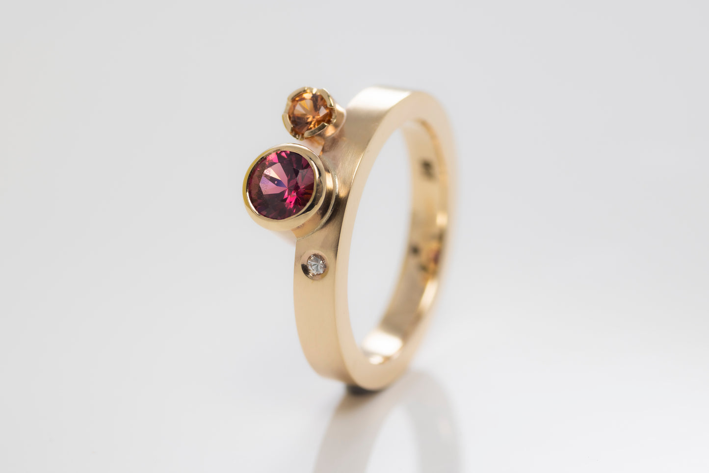 Rhodolite Garnet Ring