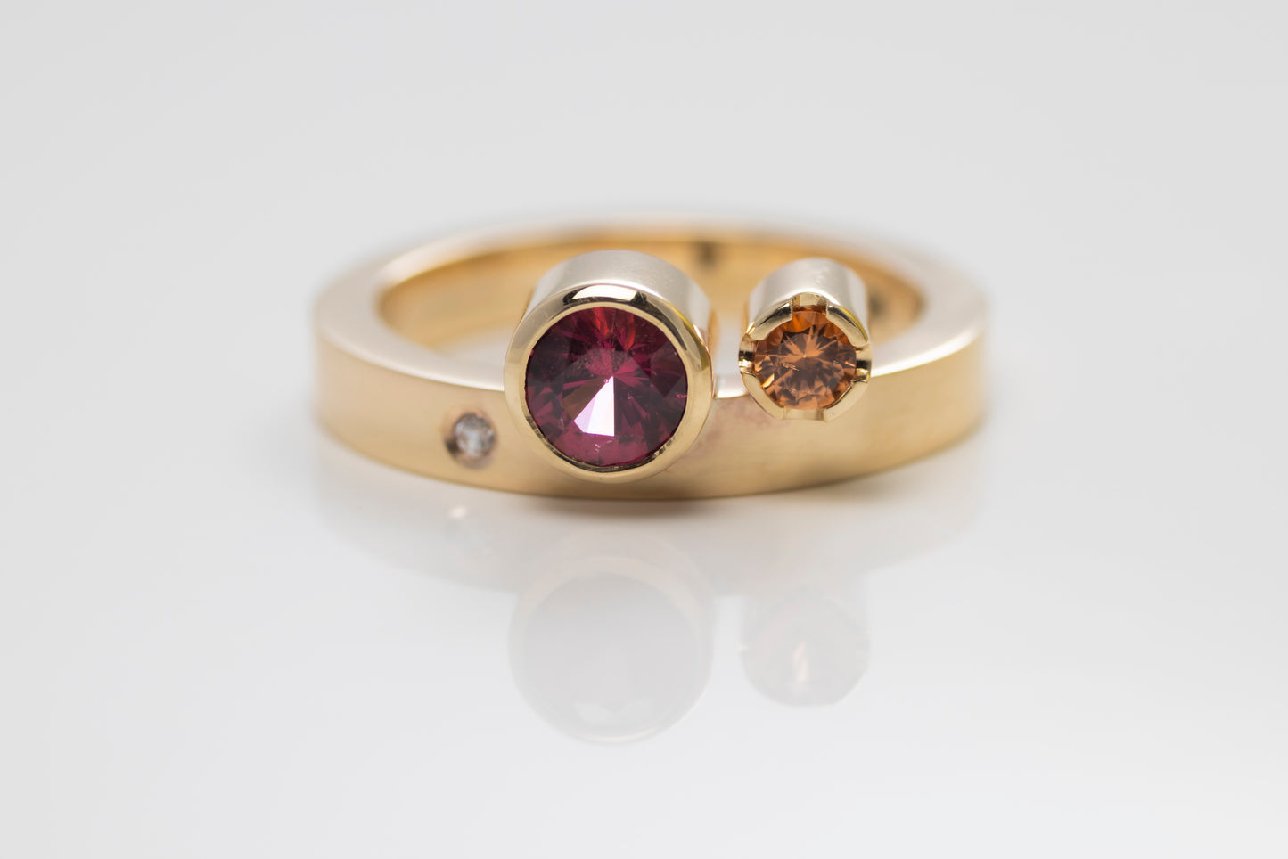 Rhodolite Garnet Ring