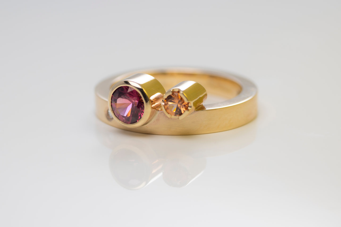 Rhodolite Garnet Ring