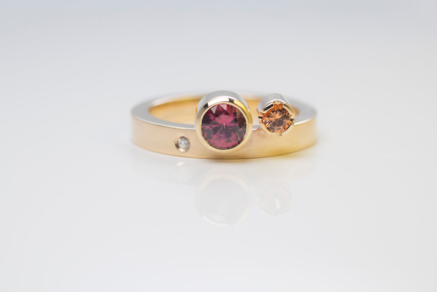 Rhodolite Garnet Ring